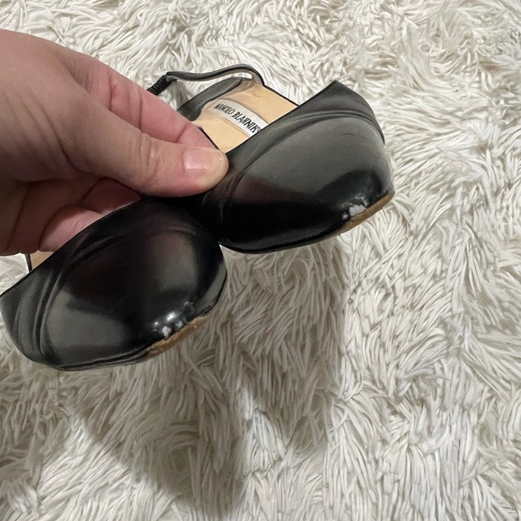 Manolo Blahnik Carolyne Black Slingback - Size 37 US 6.5 - Picture 2 of 9